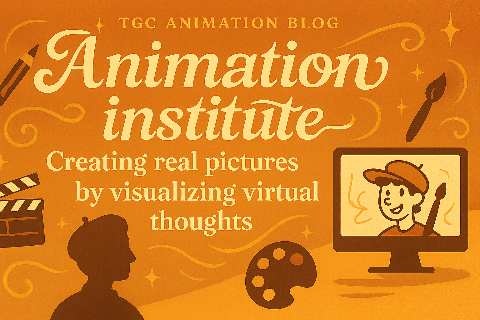Animation institute – Creating real pictures by visualizing virtual thoughts